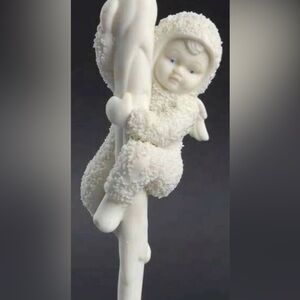 Department 56 Vintage Set of three Snow Babies Icicle Ornaments EUC Original box